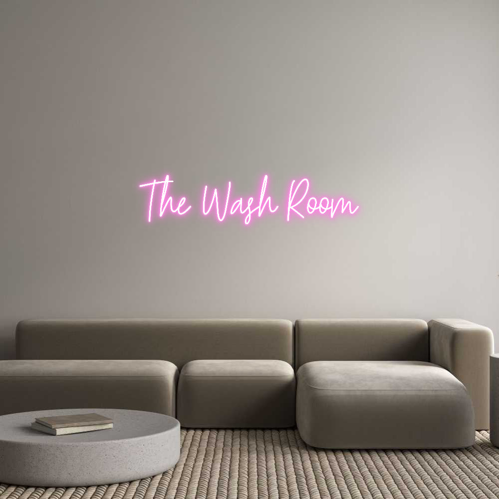 Custom Neon: The Wash Room