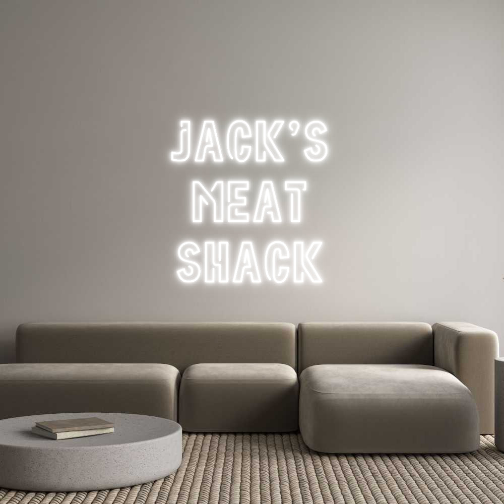 Custom Neon: JACK'S
MEAT
...