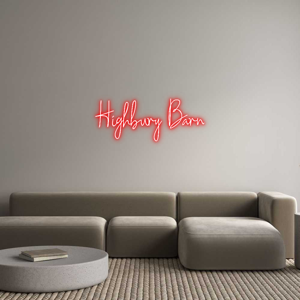 Custom Neon: Highbury Barn