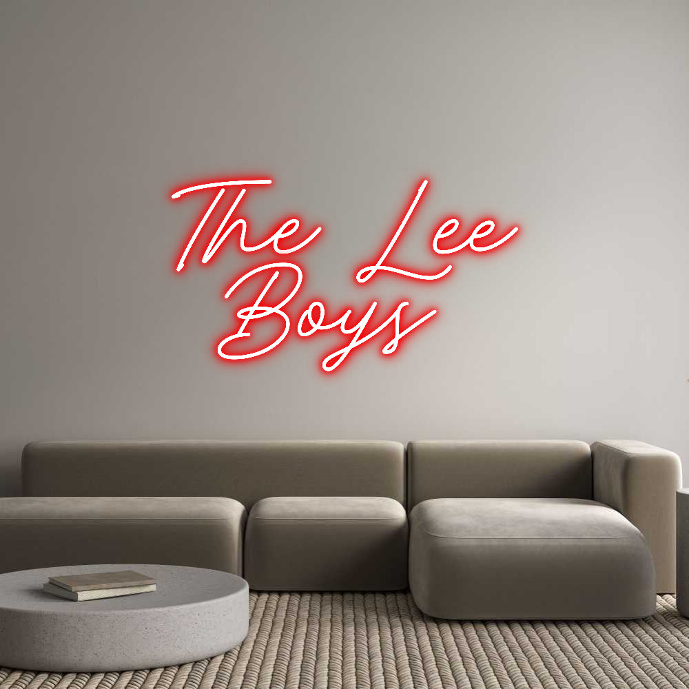 Custom Neon: The Lee
Boys