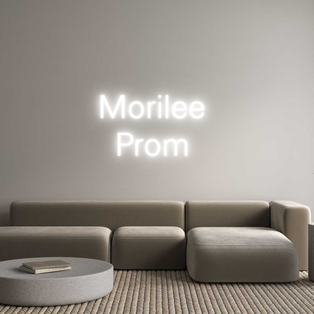 Custom Neon: Morilee 
Prom