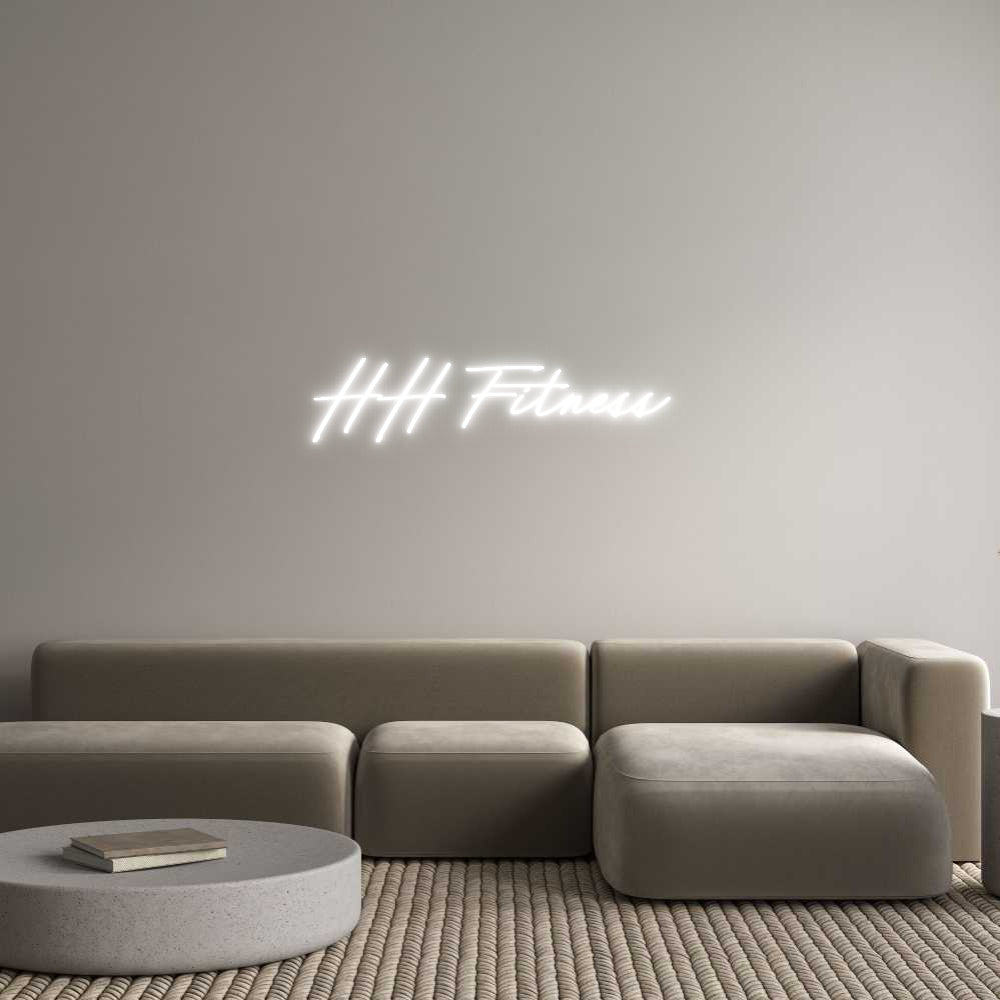 Custom Neon: HH Fitness