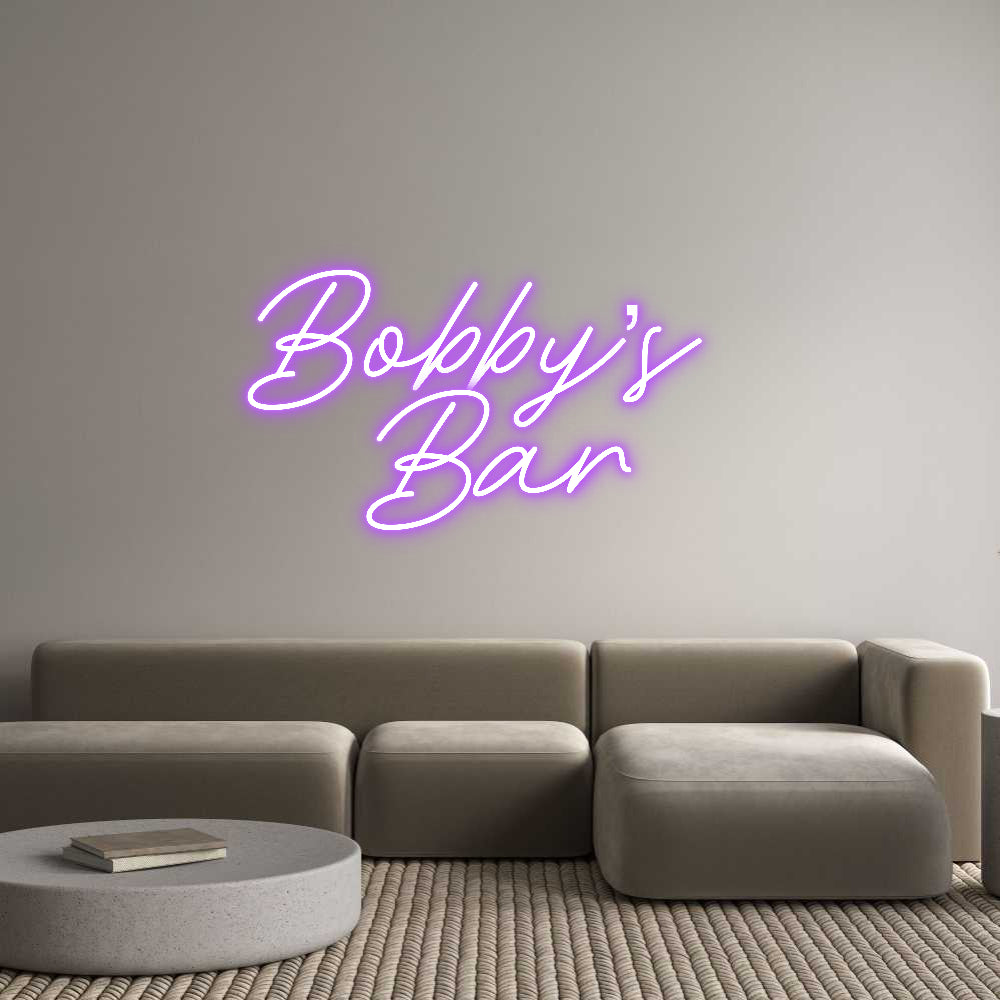 Custom Neon: Bobby’s 
Bar