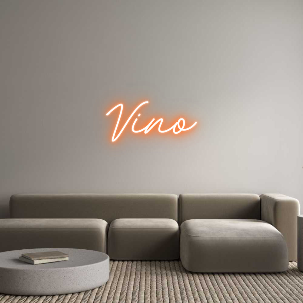 Custom Neon: Vino