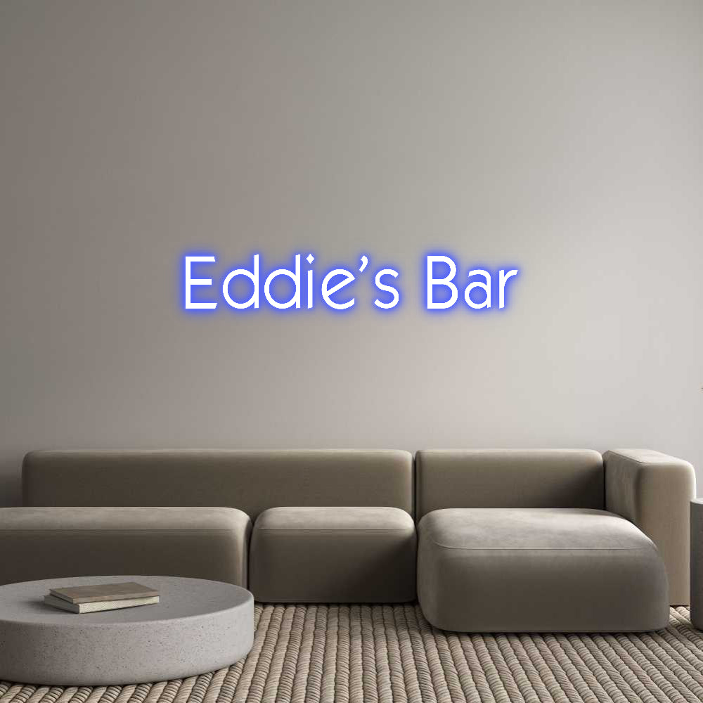 Custom Neon: Eddie’s Bar