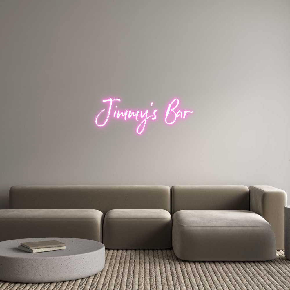 Custom Neon: Jimmy's Bar