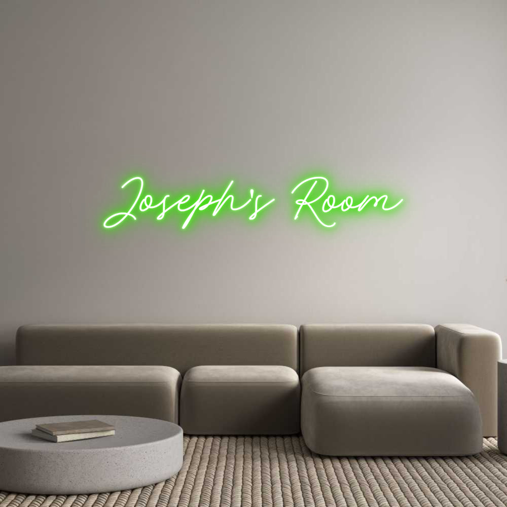 Custom Neon: Joseph's Room