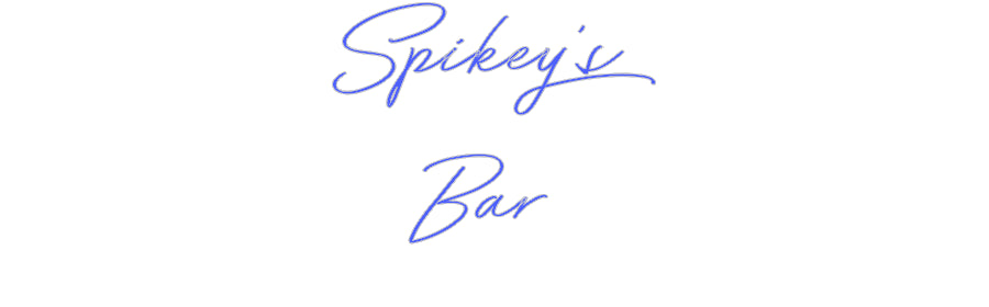 Custom Neon: Spikey's 
Bar