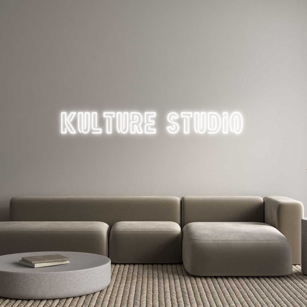 Custom Neon: KULTURE STUDIO