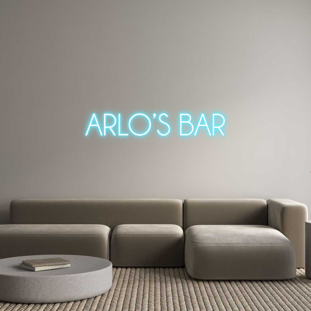 Custom Neon: ARLO’S BAR