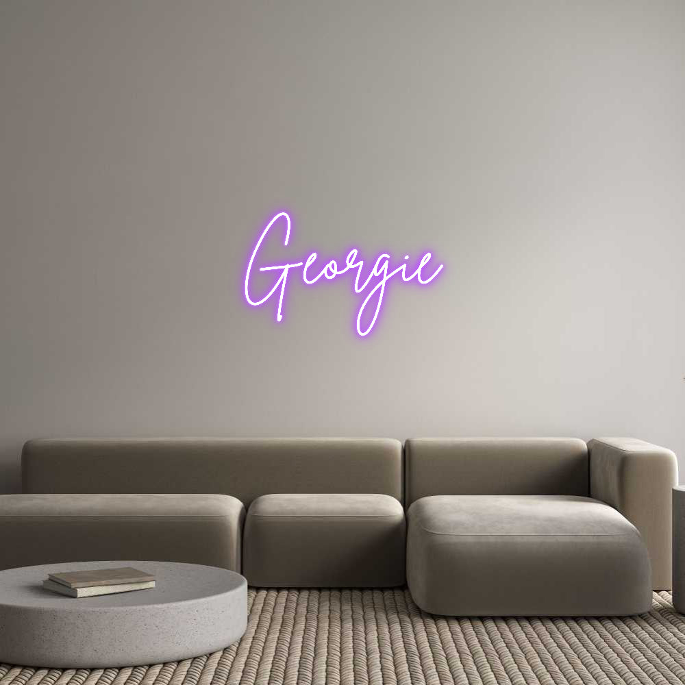 Custom Neon: Georgie