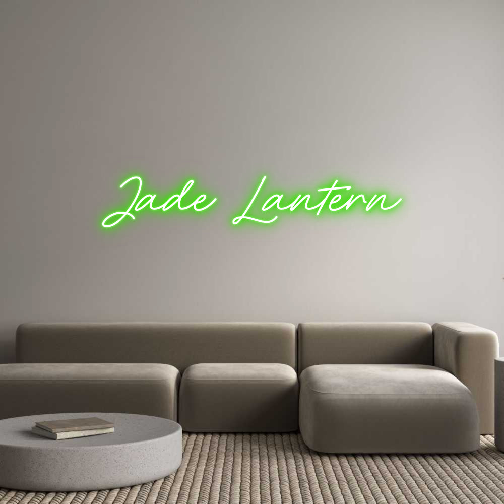 Custom Neon: Jade Lantern