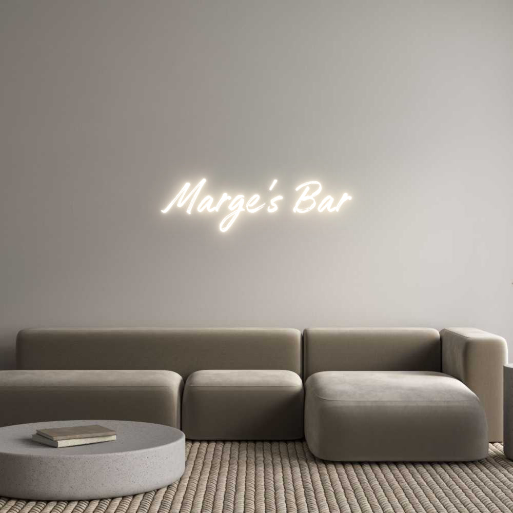 Custom Neon: Marge's Bar