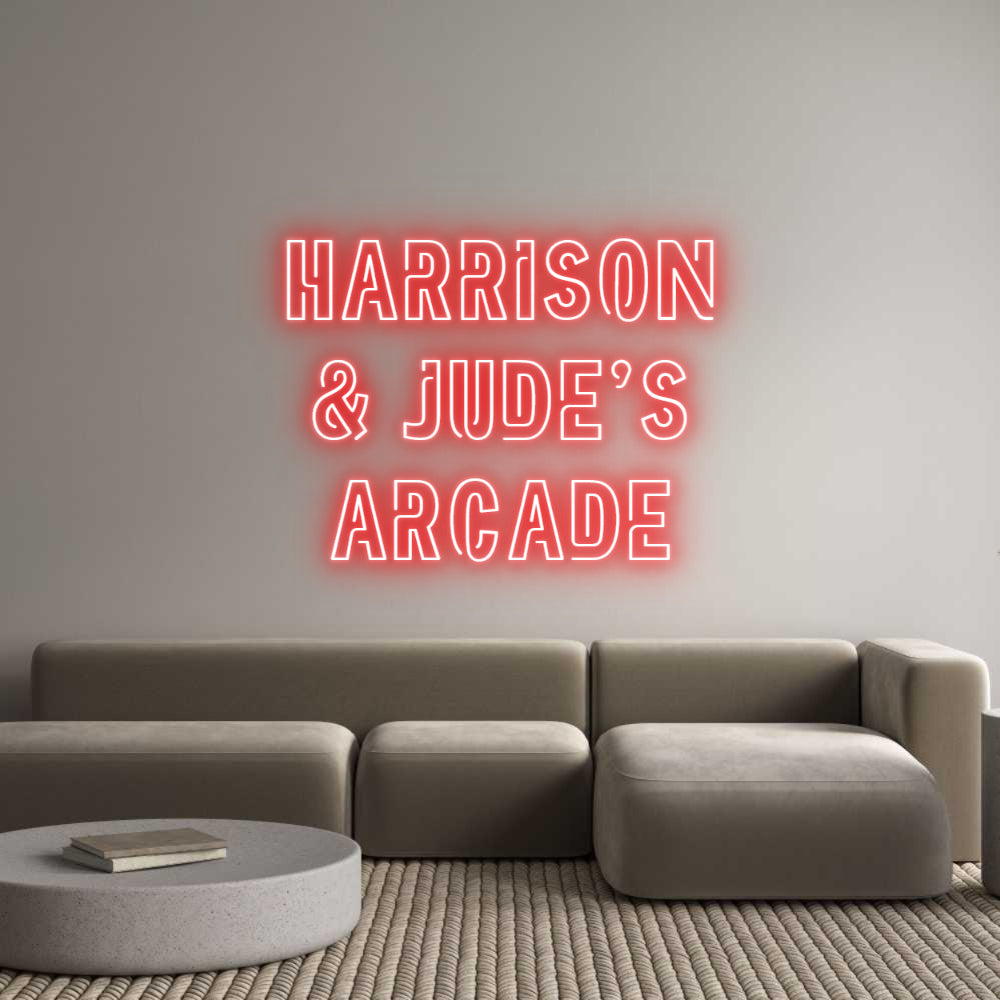 Custom Neon: HARRISON
& J...