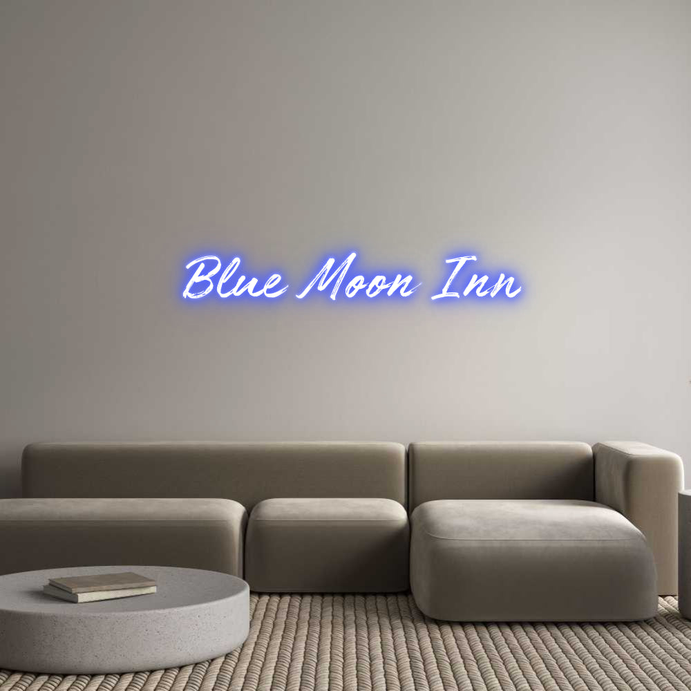 Custom Neon:  Blue Moon Inn