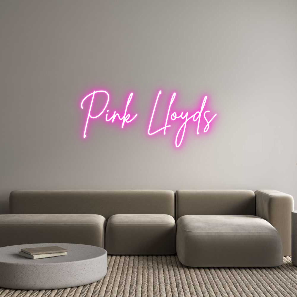 Custom Neon: Pink Lloyds