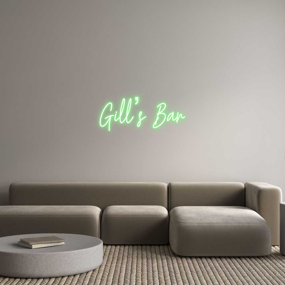 Custom Neon: Gill’s Bar