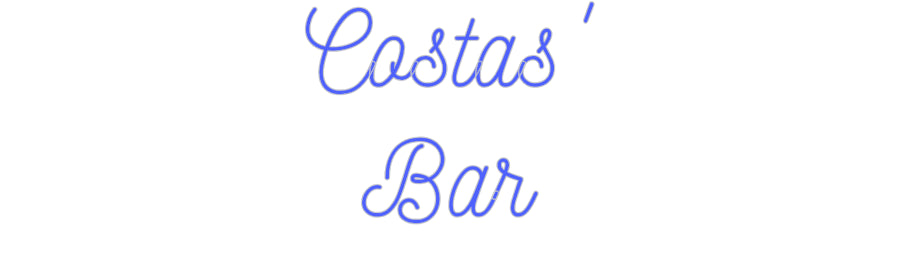 Custom Neon: Costas'
Bar