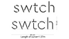 Custom Neon: swtch (warm white)