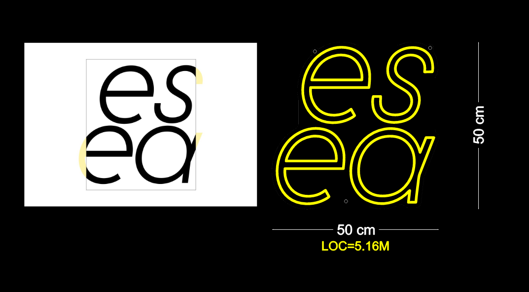 Custom Neon: esea ( pink sign + yellow sign)