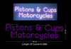 Load image into Gallery viewer, Custom Neon: Piston &amp; Cups motorcycles