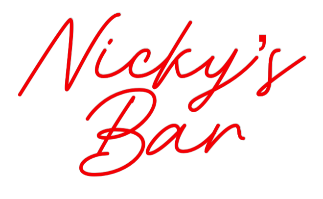 Custom Neon: Nicky’s
Bar