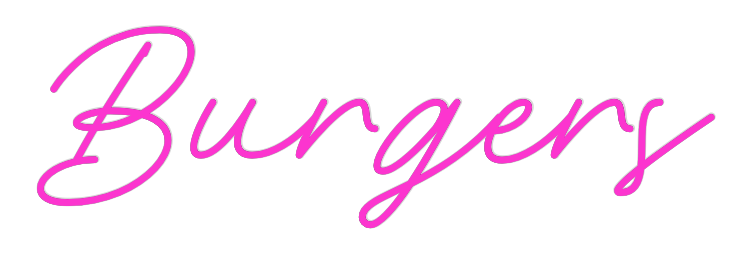 Custom Neon: Burgers