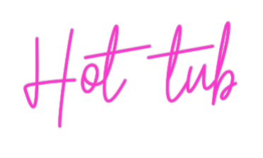 Custom Neon: Hot tub