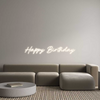 Custom Neon: Happy Birthday