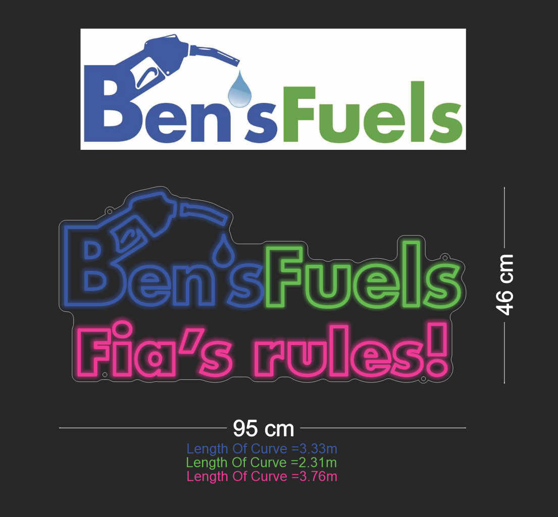 Custom Neon: Bens Fuels