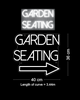 Custom Neon: Garden Seating (ICE BLUE)