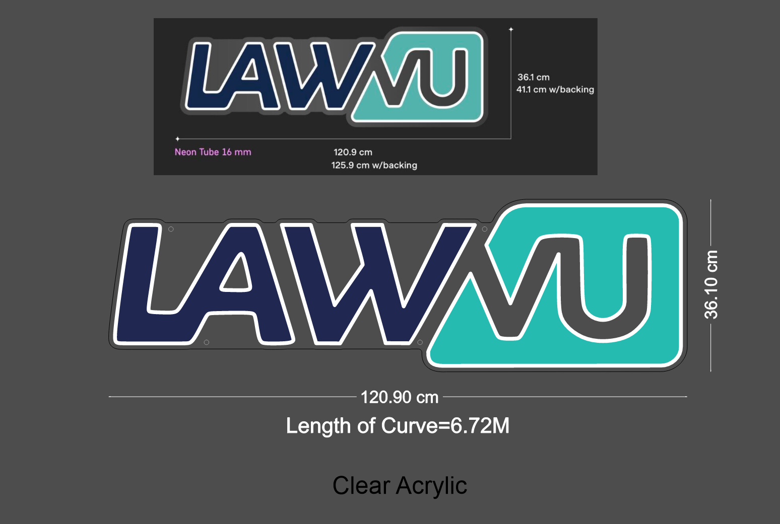 Custom Neon: LAWVU