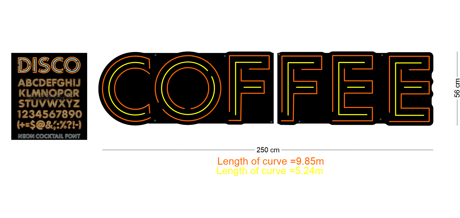 Custom Neon: COFFEE