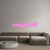 Custom Neon: babygorrlll