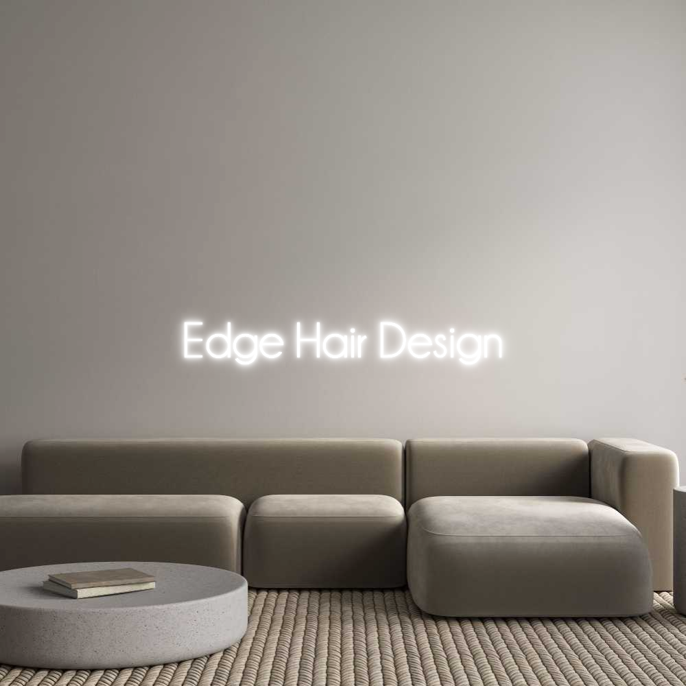 Custom Neon: Edge Hair Des...