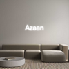 Custom Neon: Azaan