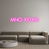 Custom Neon: MNO XOXO