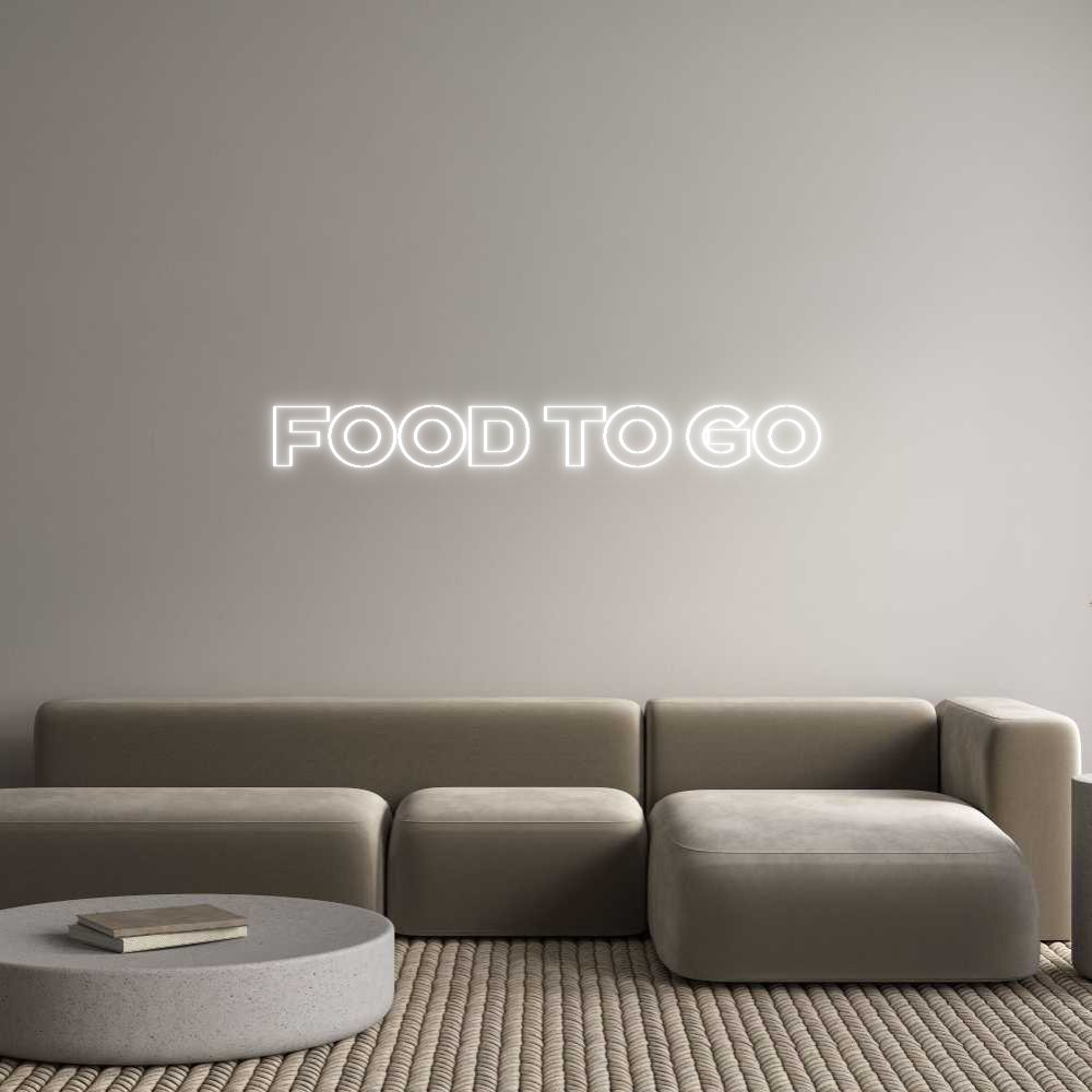 Custom Neon: FOOD TO GO
