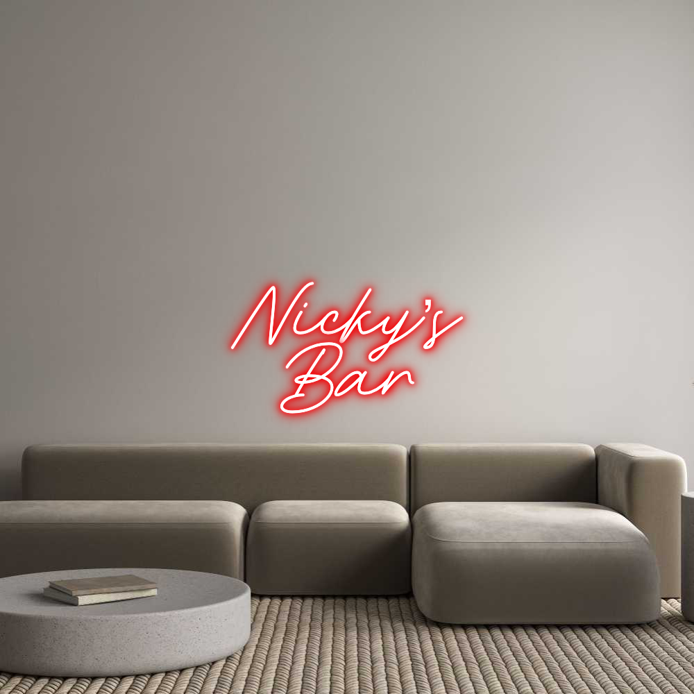 Custom Neon: Nicky’s
Bar