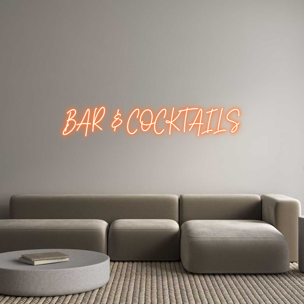Custom Neon: BAR & COCKTAILS