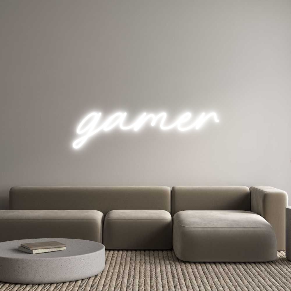 Custom Neon: gamer