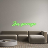 Custom Neon: Zees garage