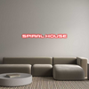 Custom Neon: SPIRAL HOUSE