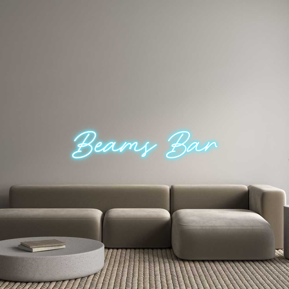 Custom Neon: Beams Bar