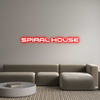 Custom Neon: SPIRAL HOUSE