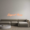 Custom Neon: Elegant Paws