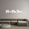 Custom Neon: Mr & Mrs Brown