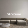 Custom Neon: Mr & Mrs Mend...