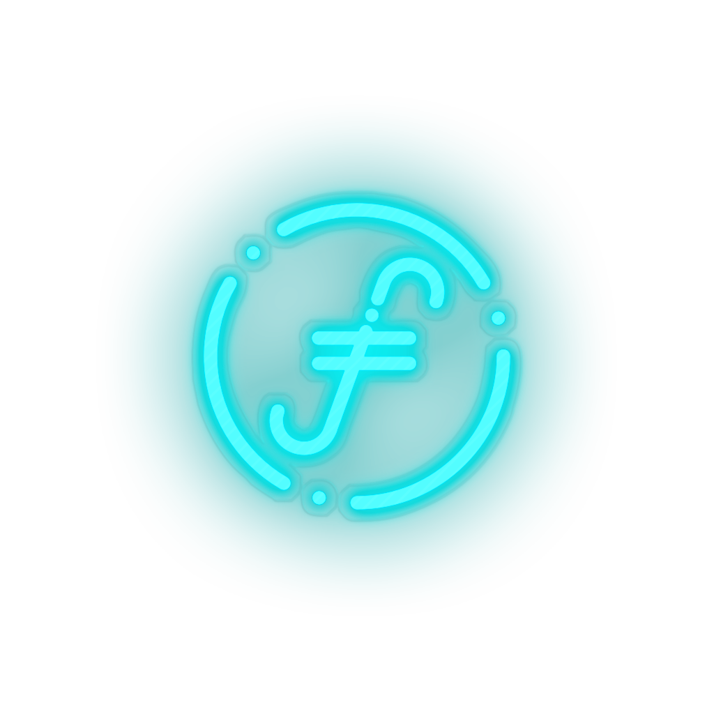 Fair Coin Neon Sign - Crypto Currency Led Neon Decor