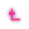 pink 240_leo_coin_coin_crypto_crypto_currency led neon factory